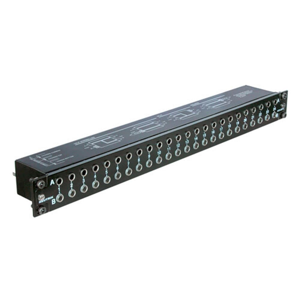 Neutrik NYS-SPP-L1 2×24 PatchBay balanced TRS