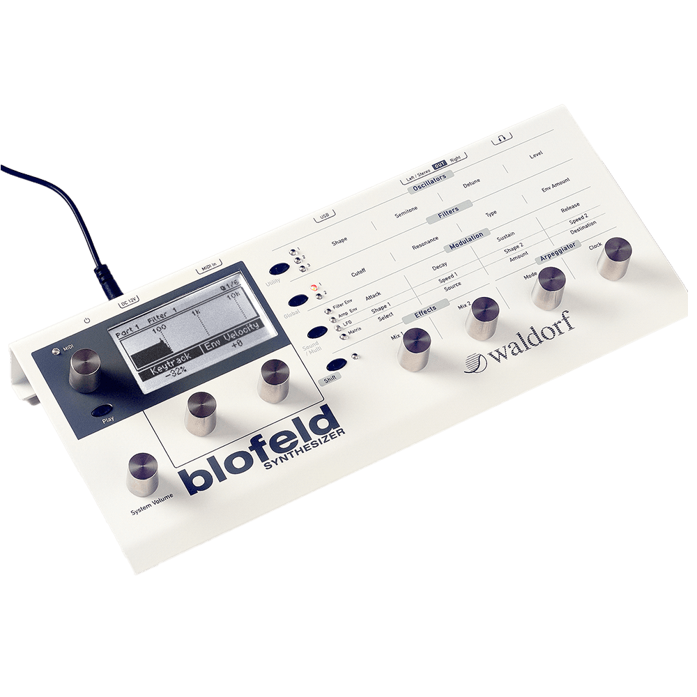 Waldorf Blofeld Desktop White