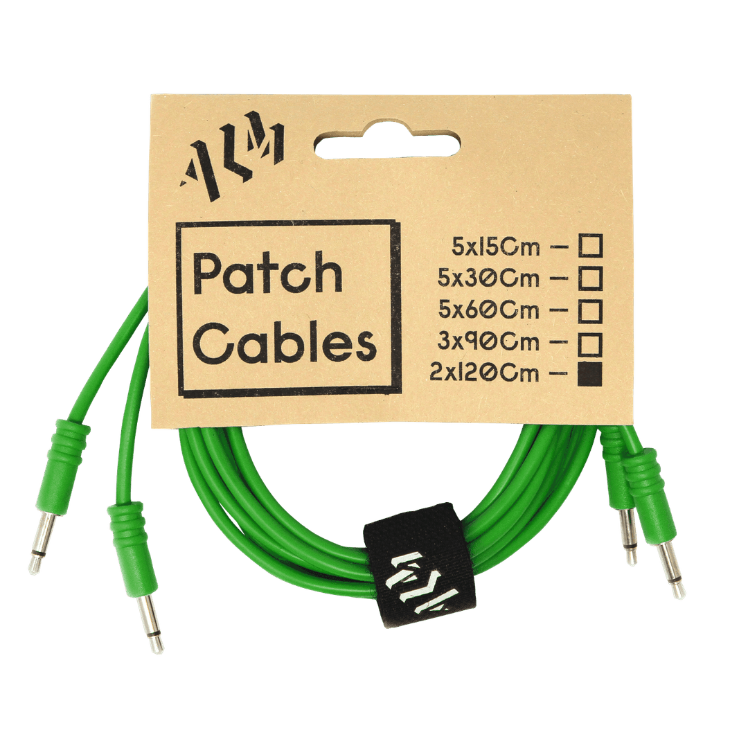 ALM Busy Circuits Patch Cable 120cm Green x2 pack