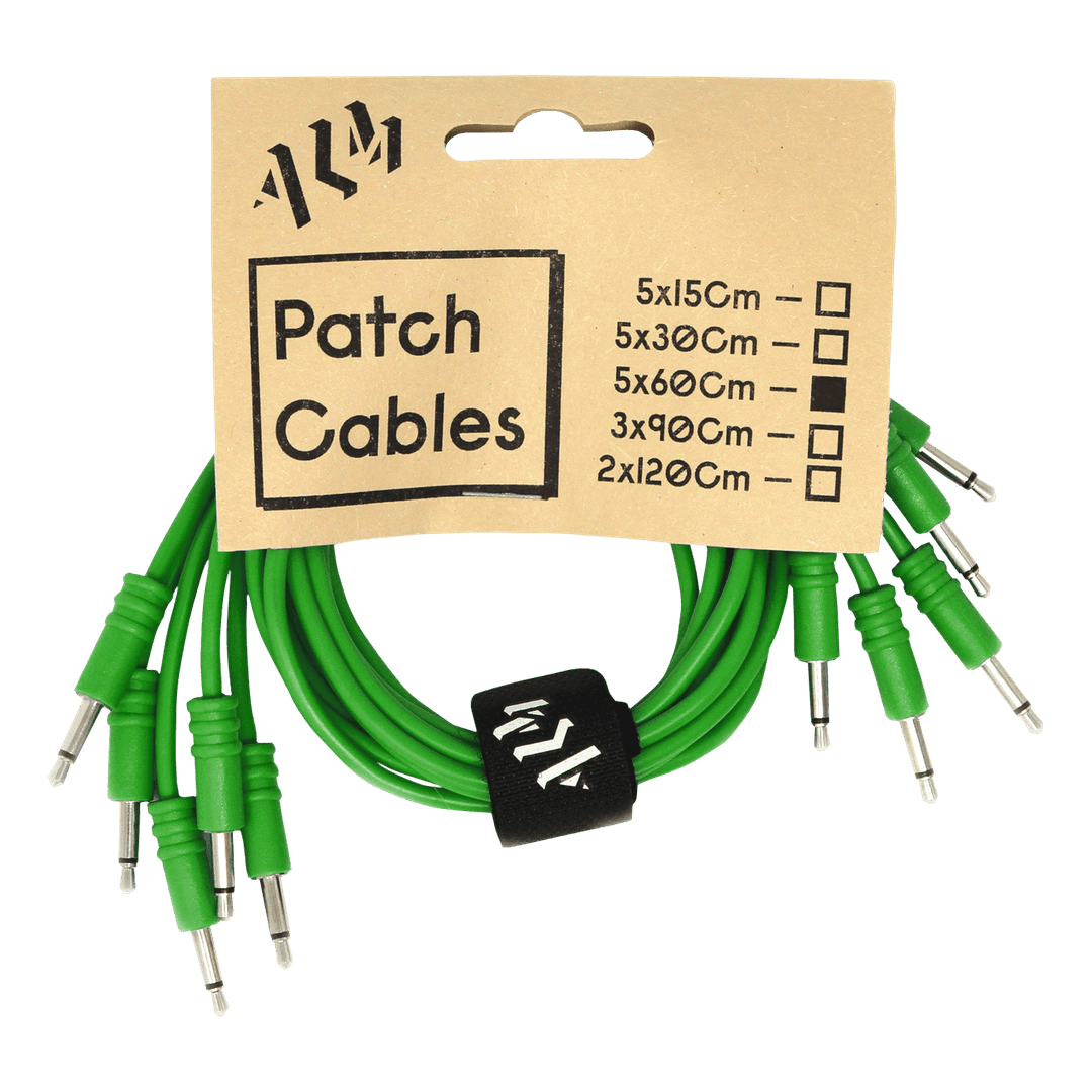 ALM Busy Circuits Patch Cable 60cm Green x5 pack